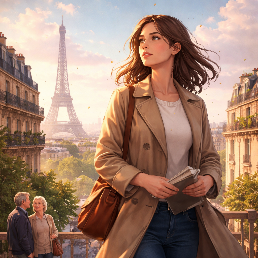 Illustration d'une Nouvelle littéraire à Paris en 2025 sur la blessure d’une éducation surprotectrice et sa guérison par l’Amana et la Sulhie, entre peur, limites et liberté retrouvée.