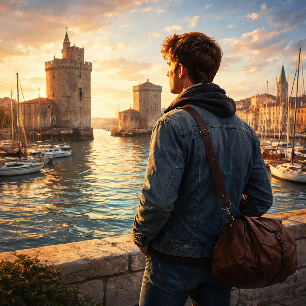 Illustration d'une Nouvelle percutante à La Rochelle dans les années 90, ou un héritier tiraillé entre loyauté et liberté trouve sa voie grâce à l’Amana et la Sulhie, entre mer et identité retrouvée.