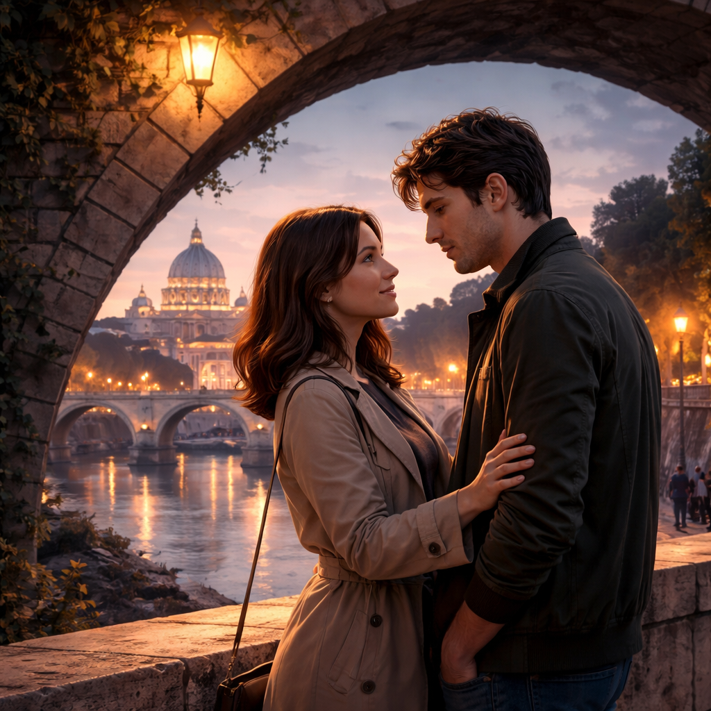 Sous l’arcade du Ponte Sisto