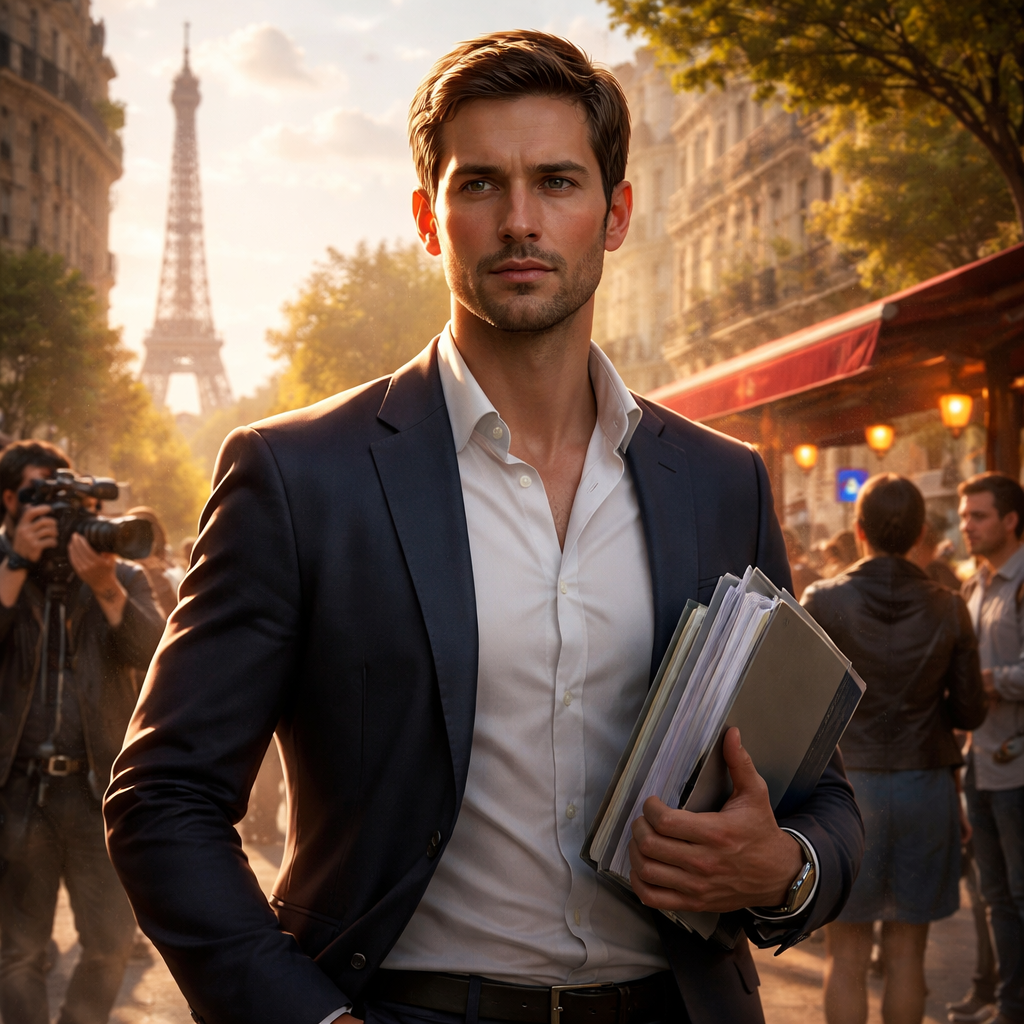 Illustration d'une Nouvelle percutante à Paris sur la réhabilitation d’un homme sali, guidé par l’Amana et la Sulhie pour restaurer sa réputation sans se perdre.