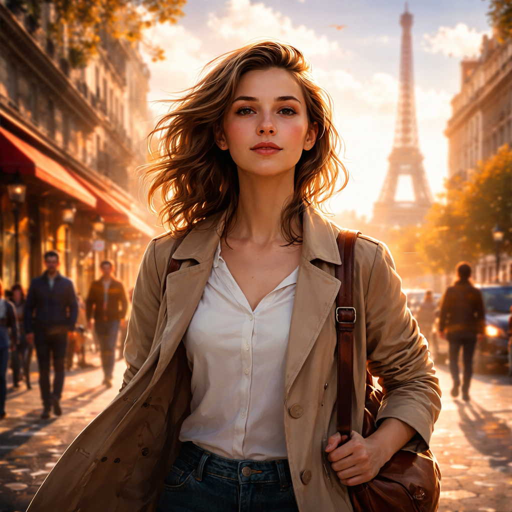 Illustration d'une Nouvelle percutante à Paris en 2026, une jeune femme affronte honte et doutes pour prouver que tout peut être différent, en appliquant l’Amana et la Sulhie pour reprendre sa dignité.