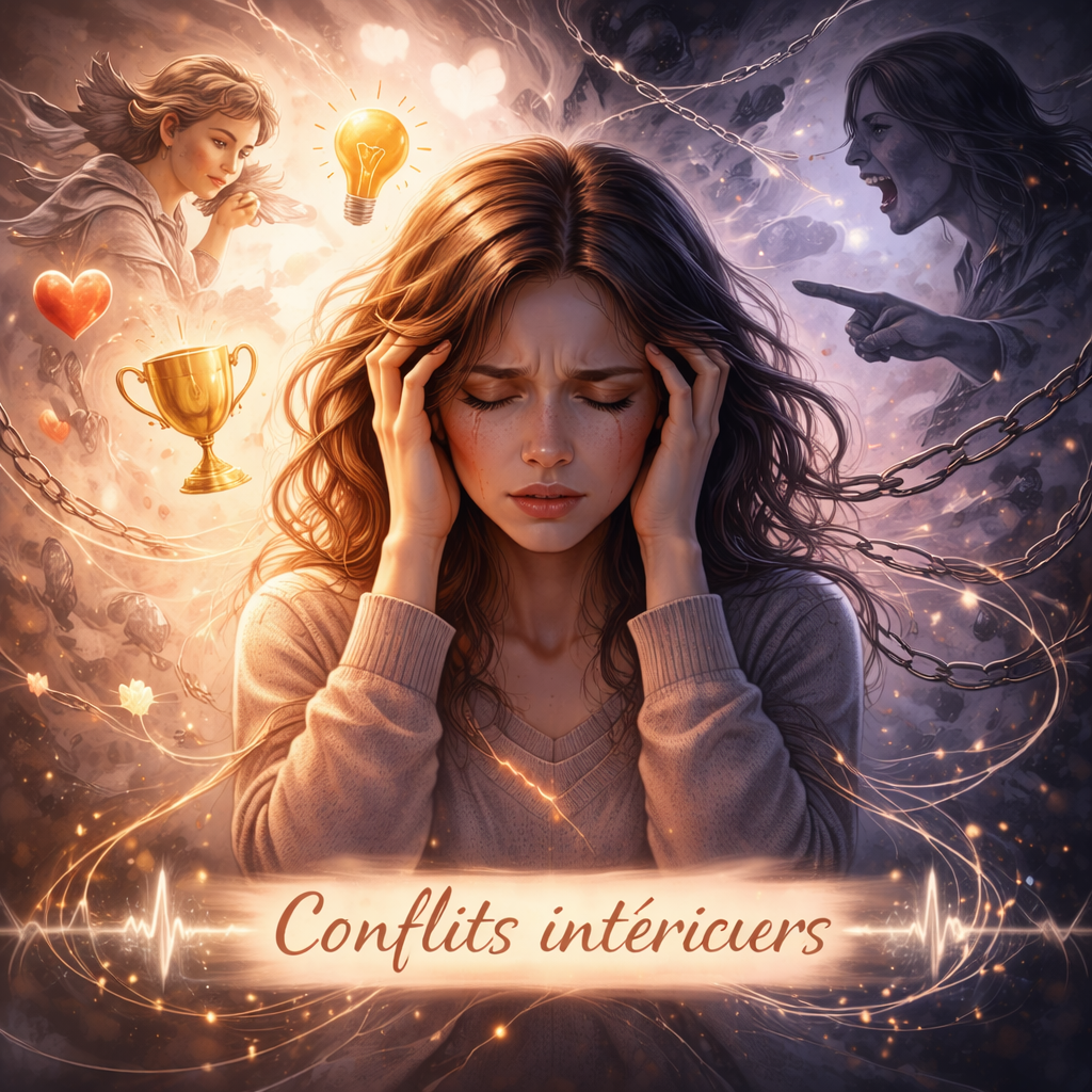 Illustration des conflits intérieurs
